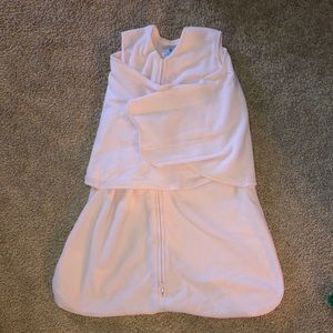 Pink fleece Halo sleep sack Small 3-6 month